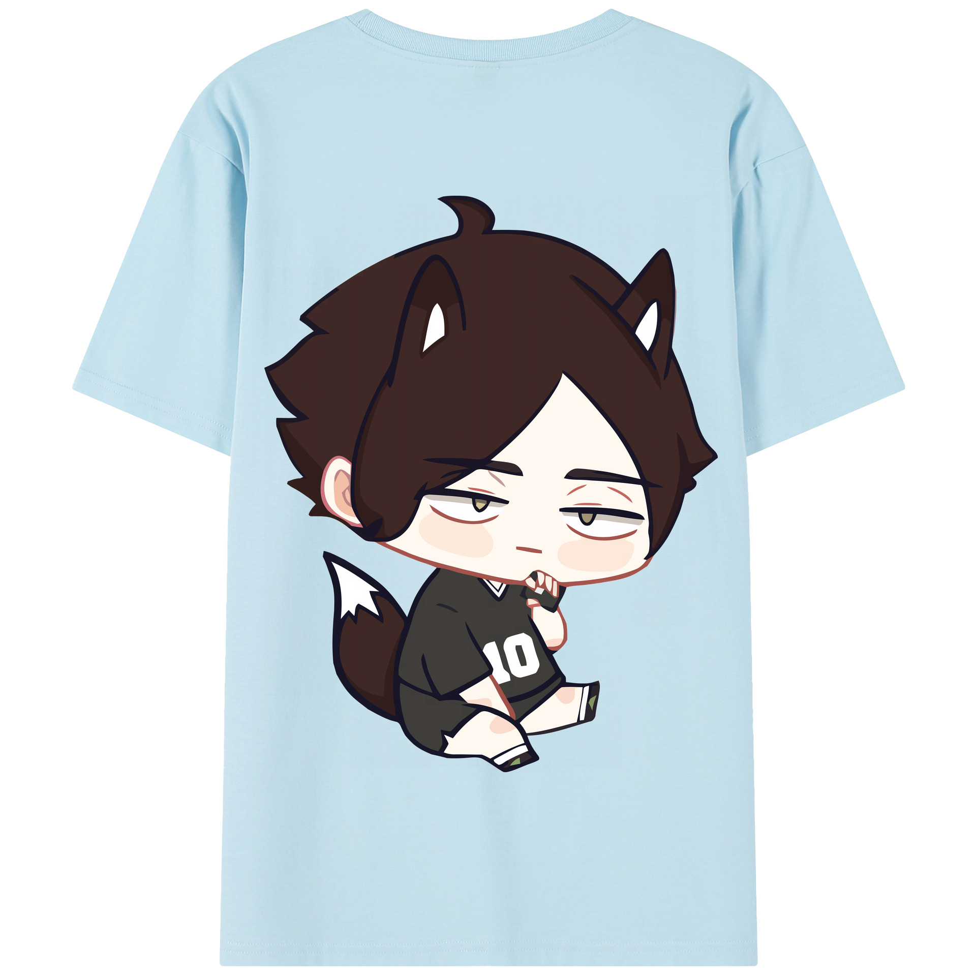 （画像用） ハイキュー!! Haikyu!! 綿100％半袖Tシャツ（背面プリント）